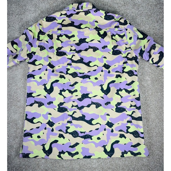 NEW Wildfang Snap Button Shirt Colorful Camo Chore Jacket Shacket XL - Picture 7 of 7